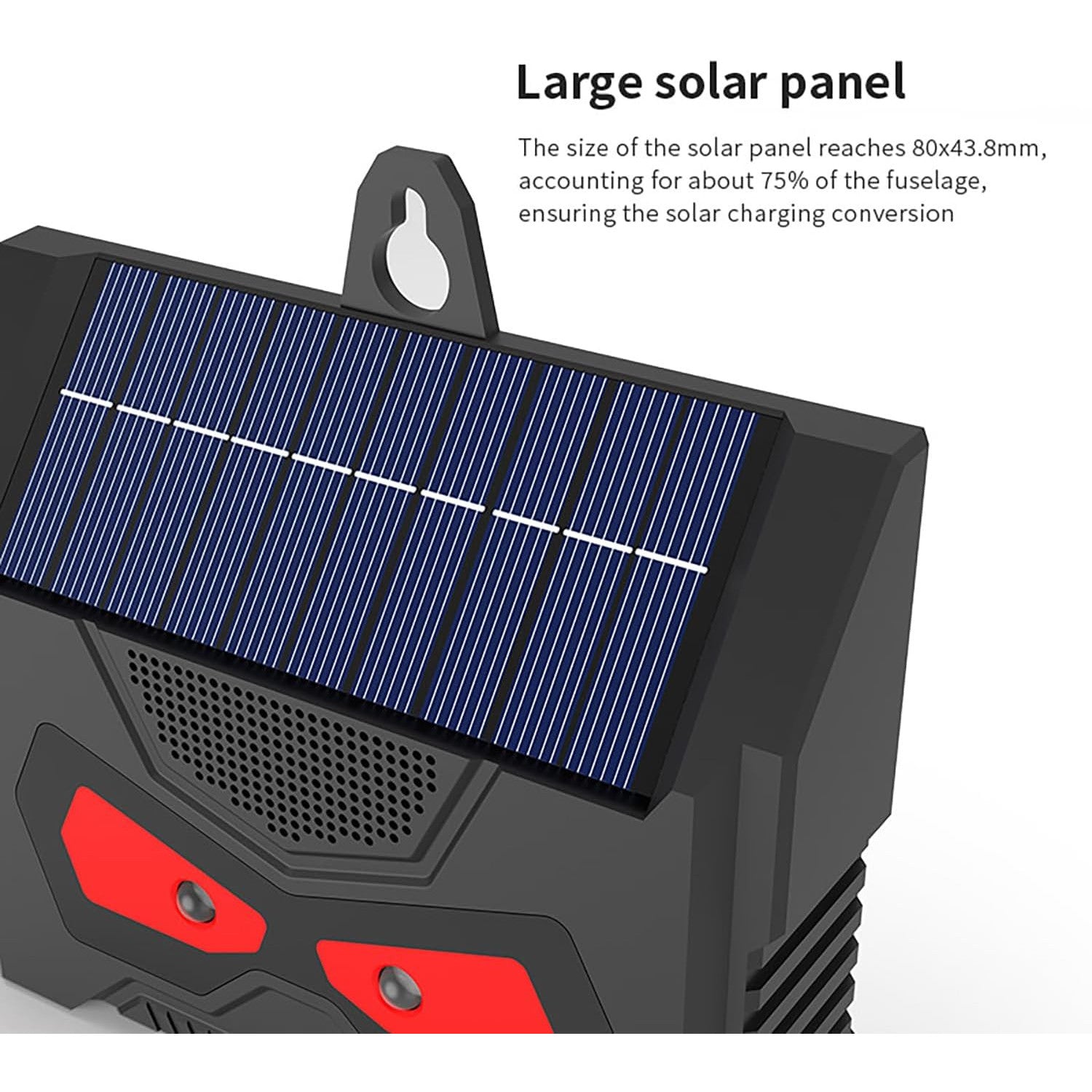 Solar-Powered Outdoor Animal Repeller – Dual Pack with LED Flash
